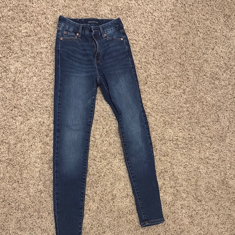 Aeropostale Blue Skinny Jeans